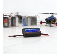 HomeVortex Analizador de potencia digital 60 V 200 A medidor de voltaje de corriente inalámbrico, con LCD retroiluminado azul, para pruebas de batería de aviones modelo RC y monitoreo de eficiencia