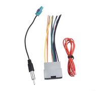 HomeVortex Arnés de cableado de radio de coche, con adaptador de antena, para Chrysler 200 300 Town Country para esquivar para challenger cargador para durango Grand para caravana para jeep brújula
