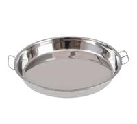 HomeVortex Bandeja de vapor de acero inoxidable con asas dobles, plato redondo para tartas para albóndigas, bollos de maíz, estante apilable para vapor de cocina para el hogar para uso en hoteles y