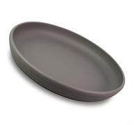 HomeVortex Bandeja redonda de plástico de alta resistencia, para macetas suculentas, balcón, jardín, decoración del hogar, color gris oscuro, 18-30 cm