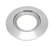 HomeVortex Bisel de bloqueo de puerta de acero inoxidable para anillo de seguridad envolvente para personalizado 2012-2022, 75 mm para cubierta disuasoria de robo mecanizada CNC con junta de goma para