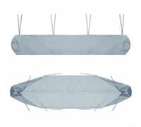HomeVortex Bolsa de almacenamiento de toldo resistente, cubierta impermeable Oxford 300D para toldo manual de patio, protector de lluvia de invierno verde de 4,5 m (gris 2,5 m)