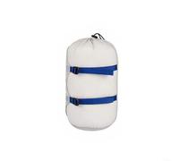 HomeVortex Bolsa de almacenamiento ultraligera de silnylon 20D resistente al agua con cordón para senderismo, camping, viajes, organizador de equipo al aire libre, color blanco, talla M (talla S)