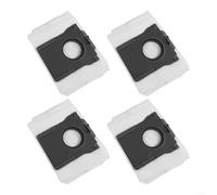 HomeVortex Bolsas de polvo no tejidas de 4 capas compatibles con ROBOROCK X30/X40/X50 Ultra, para MOVA para P50 Pro/S10 Plus/S20, para DREAME L10s/L30/L40, para TROUVER S10/E30-paquete de 4 (4