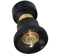 HomeVortex Boquilla de riego de jardín de alta presión, vara de manguera de metal ajustable para lavado de coches, riego de césped, limpieza resistente, para mangueras estándar de fácil ajuste, negro