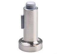 HomeVortex Cabezal de pulverización para grifo de cocina, conector G1/2 pulgadas, boquilla de repuesto cromada ABS con 3 modos para grifo mezclador de fregadero extraíble, 53 x 89 x 21 mm (cepillado)