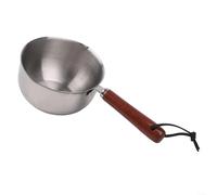HomeVortex Cacera/salsa profesional de acero inoxidable, cacerola de aceite de acero inoxidable, olla de fusión pequeña, para inducción, cocinas de gas y eléctricas, saludable, acabado espejo y fácil