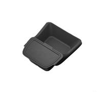 HomeVortex Caja de almacenamiento de consola central impermeable TPE, con tapa, para 7X, bandeja organizadora negra, para accesorios interiores de coche, resistente al desgaste y al calor, 26,4 x 22,6