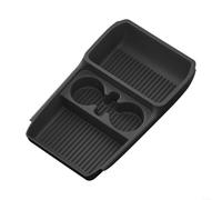 HomeVortex Caja de almacenamiento para consola central, para AION i60 2025-2026, bandeja organizadora interior de TPE impermeable, con diseño de partitida, color negro
