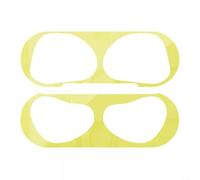 HomeVortex Calcomanías protectoras de polvo de metal, para funda de airpods, película de protección interior a prueba de vueltas, compatible, con airpods Pro 2/1 y 3/2/1, accesorios de cubierta de