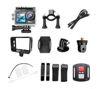 HomeVortex Cámara digital de doble pantalla de 2.5K 48MP con WiFi, pantalla frontal de 3 pulgadas y trasera de 1.54 pulgadas, lente AF, para creación de contenido de viaje