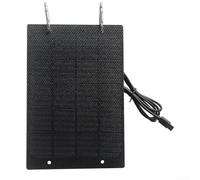 HomeVortex Cargador solar ETFE de 5 W 5 V con salida tipo C, panel monocristalino de alta eficiencia para dispositivos de monitoreo de seguridad, teléfonos inteligentes, tabletas, portátil resistente