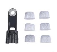 HomeVortex Cartuchos de filtro de agua y soporte, para B40, B44, B50, B60, B70, K155, K200, K350, K40, K500, K600, filtros de repuesto de carbón activado, para reducir las impurezas (6 filtros +