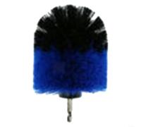 HomeVortex Cepillo de taladro eléctrico de 3.5 pulgadas, para limpieza de azulejos, accesorio de cepillo eléctrico de cerdas de nailon giratorio, para bañera, ducha, fregadero y zócalos, rojo (azul)