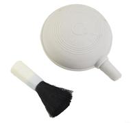 HomeVortex Cepillo soplador de aire 2 en 1, limpiador de polvo extraíble para lente de cámara, teclado, electrónica y óptica, herramienta de plumero de aire fuerte para reloj, teléfono móvil y