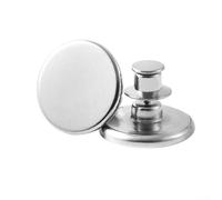 HomeVortex Clip de tapa LED alimentado por pilas, linterna frontal manos libres para bloquear, 10 juegos de clips magnéticos fuertes para cortinas, alzapaños, ganchos de cierre de aleación de metal