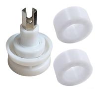 HomeVortex Conjunto de transmisión de rodamiento y polea tensora compatible con Hayward para SharkVac RC9740 RC9742, el kit de piezas de repuesto incluye 1 rodillo de transmisión y 2 poleas tensoras
