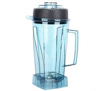 HomeVortex Contenedor de licuadora de cocina de 32 onzas con hoja de acero inoxidable, tapón extraíble, taza medidora de gran capacidad para procesamiento de alimentos y batidos (03 tazas)