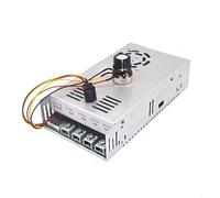 HomeVortex Controlador de motor de 200 A CC, regulador bidireccional industrial de 12-48 V con ajuste de potenciómetro 0-100% para motores cepillados, módulo reductor de engranajes