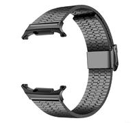 HomeVortex Correa de reloj de acero inoxidable con tamaño de muñeca ajustable de 140 a 210 mm para Samsung Galaxy Watch 8 y Watch8, pulsera de metal de repuesto clásica para uso casual o formal (negro