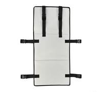 HomeVortex Cubierta de escalera ajustable para litera, almohadilla de seguridad para evitar escaladas, 78 x 38 cm (gris)