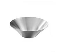 HomeVortex Cuenco de acero inoxidable 304 para ramen, plato aislado de doble capa para sopa de fideos, ensalada, fruta, vajilla de metal grueso antiquemaduras para el hogar y restaurante (plateado