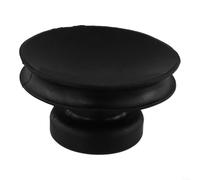 HomeVortex Cuenco de canto con mango de succión de 8 cm, herramienta de ventosa de goma, color negro, para meditación, curación, soporte para yoga, práctica de sonido, accesorios de terapia de sonido