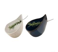 HomeVortex Cuenco para pelar hierbas, resina, compacto, negro | para cocina, herramienta eficiente de procesamiento de especias para cocina, cuenco pelador de hierbas de resina