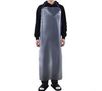 HomeVortex Delantal impermeable de vinilo de goma para lavar platos, y cuero que no se agrieta, diseño extralargo resistente para lavavajillas, carnicería, trabajo de laboratorio, aseo de perros (120