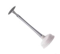 HomeVortex Émbolo de inodoro resistente con ventosa de alta presión, limpiador de drenaje de goma grande para fregadero de baño, bañera, cocina, herramienta de desatascamiento de tuberías, rosa