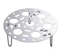 HomeVortex Estante plegable de acero inoxidable, soporte para huevos, para albóndigas, bollos de pescado, inserto de cocina versátil, para ollas de sopa, woks, arroceras, ahorro de espacio (1)