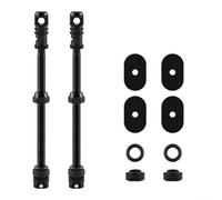 HomeVortex Extensor de válvula de bicicleta, 2 unidades, aleación de aluminio sin cámara para vástago de válvula Presta, para ruedas de llanta profunda MTB de carretera, a prueba de fugas, con junta