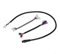 HomeVortex Faro delantero en forma de X de 4 W, para Ninebot para zt3 y para zt3 Pro, luz frontal ABS ultra brillante, accesorio ligero para patinete eléctrico, para montar en la noche, negro
