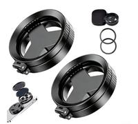 HomeVortex Filtro CPL para teléfono, kit adaptador de lente polarizadora magnética de 52 mm con funda y paño de limpieza, reduce los reflejos del deslumbramiento, mejora los colores para el teléfono