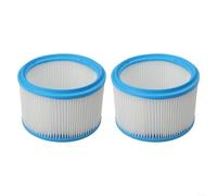 HomeVortex Filtro HEPA redondo compatible con GAS 20 L SFC, GAS 1200 L, para Nilfisk para Aero 21-21 PC, Attix 751-21, reemplaza 2607432024 (paquete de 2)