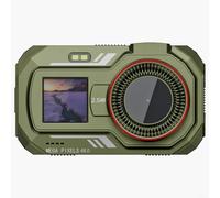 HomeVortex Funda de batería de 590 mAh para Jabra para Elite 5, para Elite 4 Active, para auriculares Elite 3, base de carga compacta tipo C con luz de estado, accesorio de viaje ligero, negro (verde)