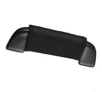 HomeVortex Funda de cuero para manija de techo de coche, absorbe el sudor, antideslizante, protector de agarre para la mayoría de vehículos, funda de piel de vaca de primera capa resistente a los