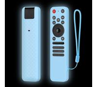 HomeVortex Funda de silicona ligera a prueba de golpes, para LG MR25GA 2025 TV C5/B5/G5/M5 Series control remoto por voz, cubierta texturizada antideslizante con recortes precisos y cordón (azul por