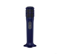 HomeVortex Funda de silicona resistente a caídas, con base, para micrófono inalámbrico JBL para partybox, cubierta protectora antirrodamiento, con soporte, funda ligera a prueba de golpes, para cantar