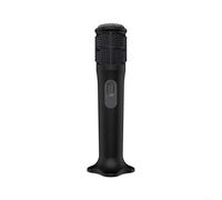 HomeVortex Funda de silicona resistente a caídas, con base, para micrófono inalámbrico JBL para partybox, funda protectora antirrodamiento, con soporte, funda ligera a prueba de golpes, para cantar