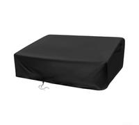 HomeVortex Funda para barbacoa de 68 pulgadas, resistente a los rayos UV | Tamaño de 111,8 x 63,5 x 53,3 cm, se adapta a parrillas pequeñas, tela, resistente al desgarro, a la decoloración para un