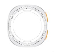 HomeVortex Funda protectora de metal para Samsung Galaxy Watch8 de 44 mm 360 ° a prueba de golpes y cubierta impermeable, resistente al sudor para deportes al aire libre y fitness (plata)