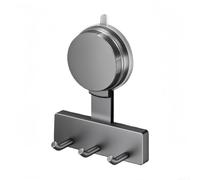 HomeVortex Ganchos de pared con ventosa al vacío, colgador de toallas ABS sin daños para azulejos de cocina, baño, azulejos y vidrio, ahorro de espacio para sombreros y bolsas (3 ganchos)