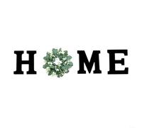 HomeVortex Guirnalda de hojas de eucalipto artificial, con detalles de madera, vid de vegetación sintética realista, para decoración del hogar, boda, fiesta, Navidad, moderno, minimalista para colgar