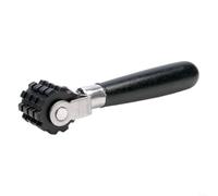 HomeVortex Herramienta de compactación de rodillo de reparación de neumáticos para aplicación de parche frío, rueda de rodamiento suave ABS de 170 mm x 30 mm para eliminar burbujas de aire, prensado