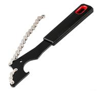 HomeVortex Herramienta de extracción de casete de bicicleta, llave de rueda libre de doble función, con gancho, para desmontaje de cadena, herramienta manual de aleación, para mantenimiento de