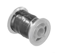 HomeVortex Hilo de envoltura de anillo guía de caña de pescar, línea de batido de fibra de carbono para construcción y reparación de caña, trenzado plateado oscuro, para fijar ojales a blanco, rollo