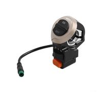 HomeVortex Interruptor de señal de giro de 5 pines para scooter eléctrico Pro, botón de control de potencia, pieza de repuesto ABS con agarre del acelerador sensible, para una fácil instalación