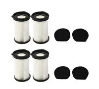 HomeVortex Juego de 4 filtros de repuesto para Cecotec para Conga para Thunderbrush escoba eléctrica Handy Force RBT con filtros lavables y esponjas