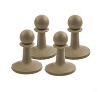 HomeVortex Juego de 4 tapas de protección para poste de tienda de campaña, antieléctrico, cubierta de barra de soporte para camping, equipo de senderismo, viajes, material TPR ultraligero, 7 x 5 cm